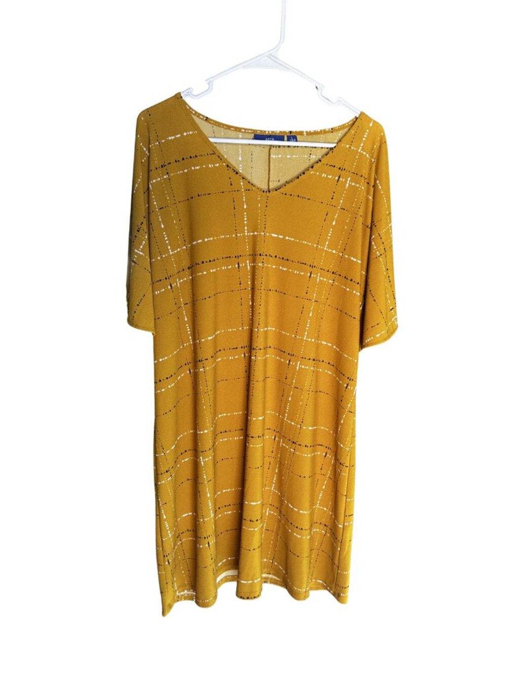 Apt 9 Dress Mustard Woman’s Size‎ Large, Pre-Owned